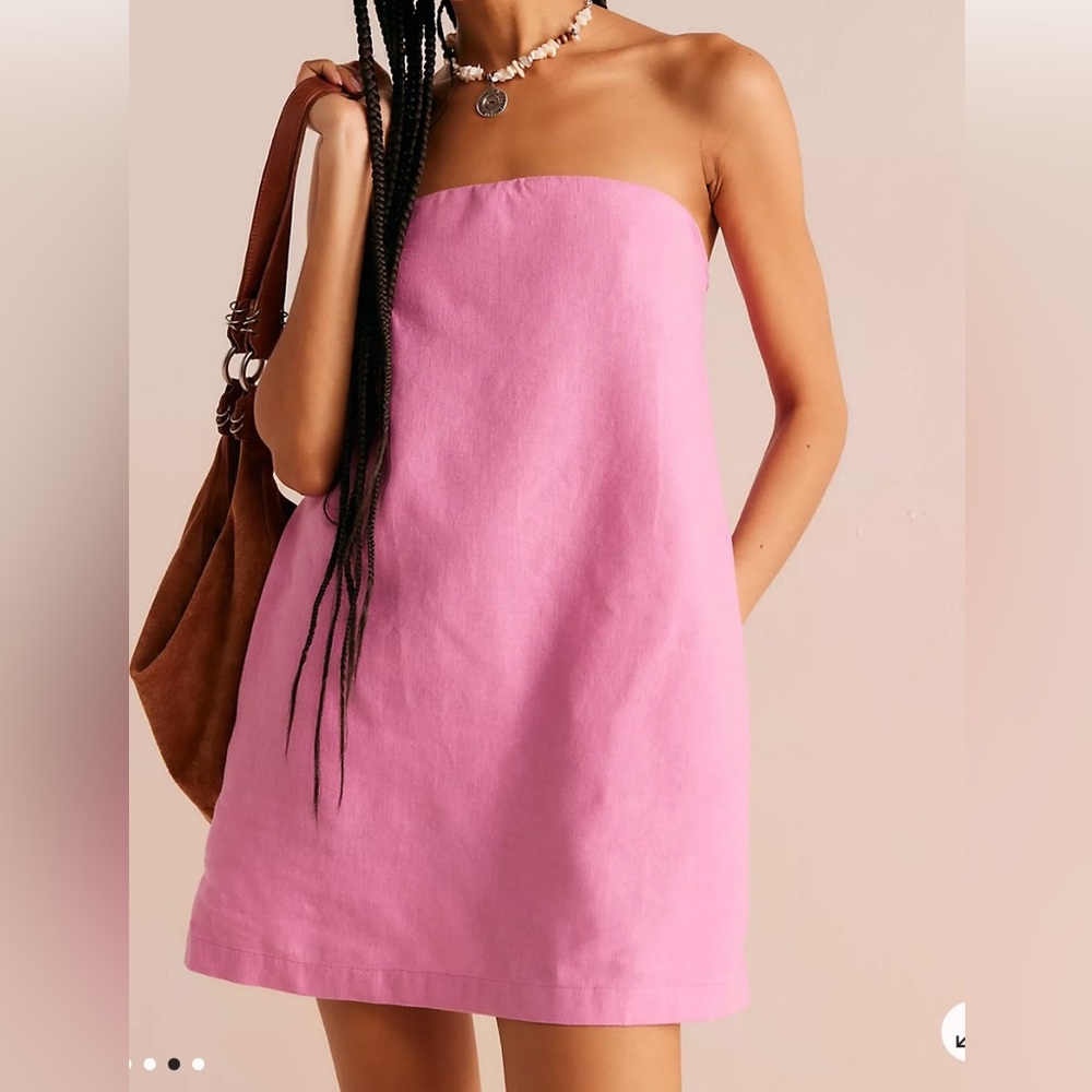 Free People essentially the best cotton-linen mini dress